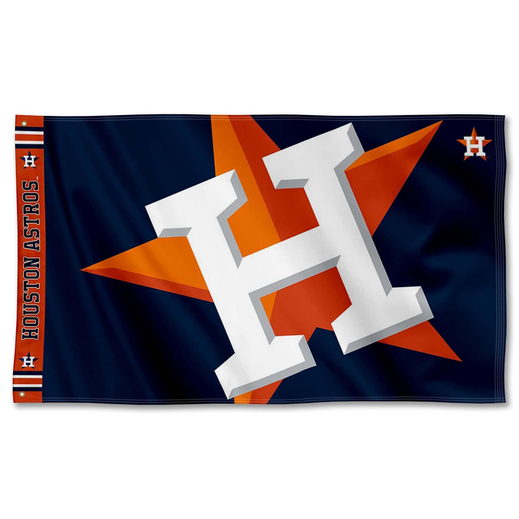 WinCraft Houston Astros Printed Header Flag 3x5 Banner - Sports Collectibles, Sports Memorabilia, Sports Fan Shop, Sports Gifts
