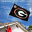 College Flags & Banners Co. Georgia Bulldogs SEC Flag with Pole and Bracket Kit - Sports Collectibles, Sports Memorabilia, Sports Fan Shop, Sports Gifts