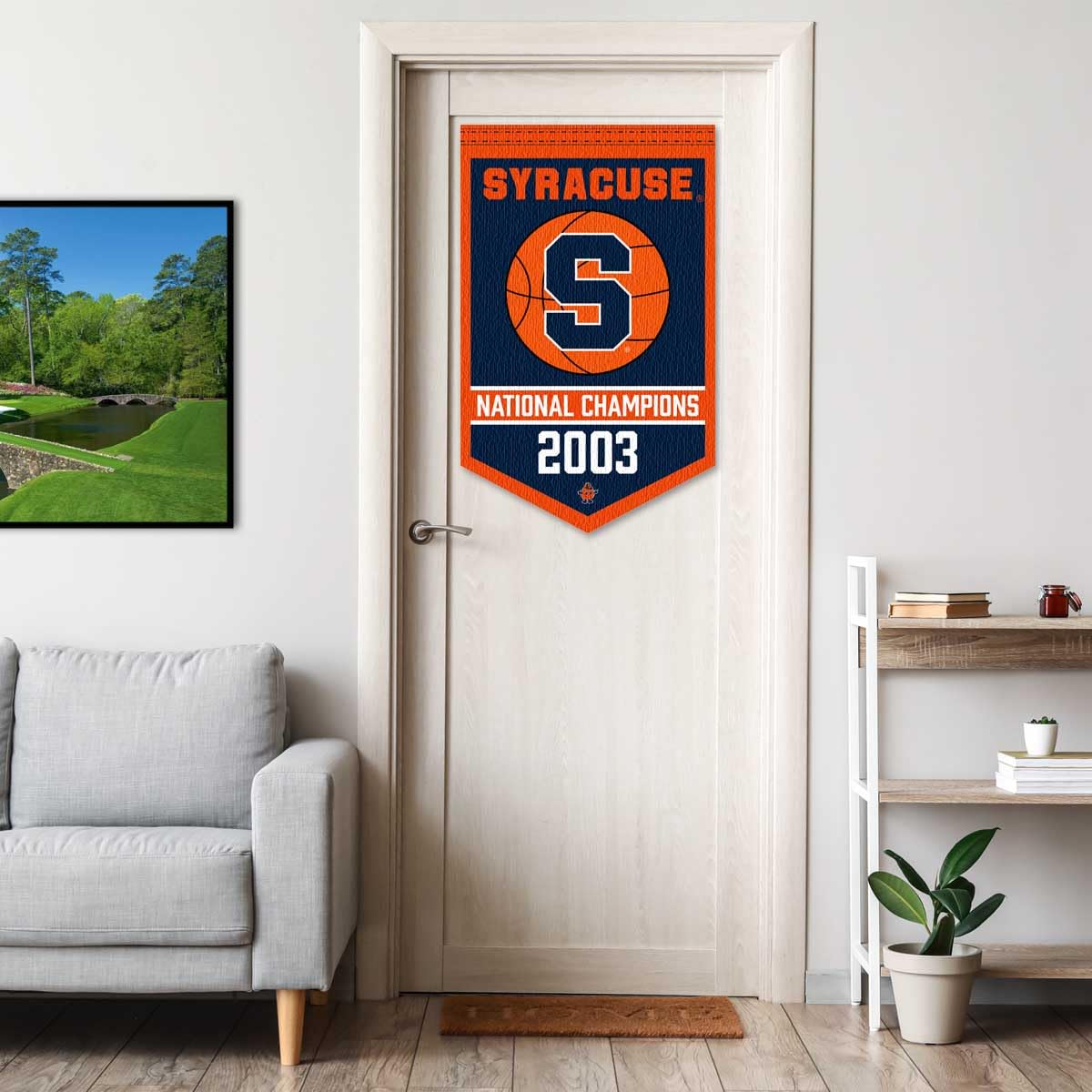 Syracuse Orange Basketball National Champions Banner - Sports Collectibles, Sports Memorabilia, Sports Fan Shop, Sports Gifts