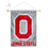 College Flags & Banners Co. Ohio State Buckeyes Block O Gray Banner for Windows Doors and Walls - Sports Collectibles, Sports Memorabilia, Sports Fan Shop, Sports Gifts