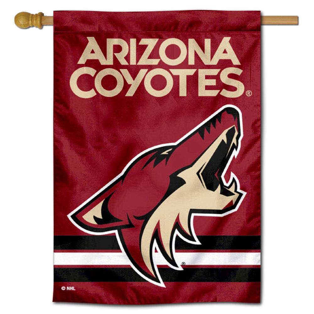 WinCraft Phoenix Coyotes Double Sided Banner House Flag - Sports Collectibles, Sports Memorabilia, Sports Fan Shop, Sports Gifts