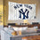 New York Yankees Vintage Pinstripes Banner and Tapestry Wall Tack Pads - Sports Collectibles, Sports Memorabilia, Sports Fan Shop, Sports Gifts