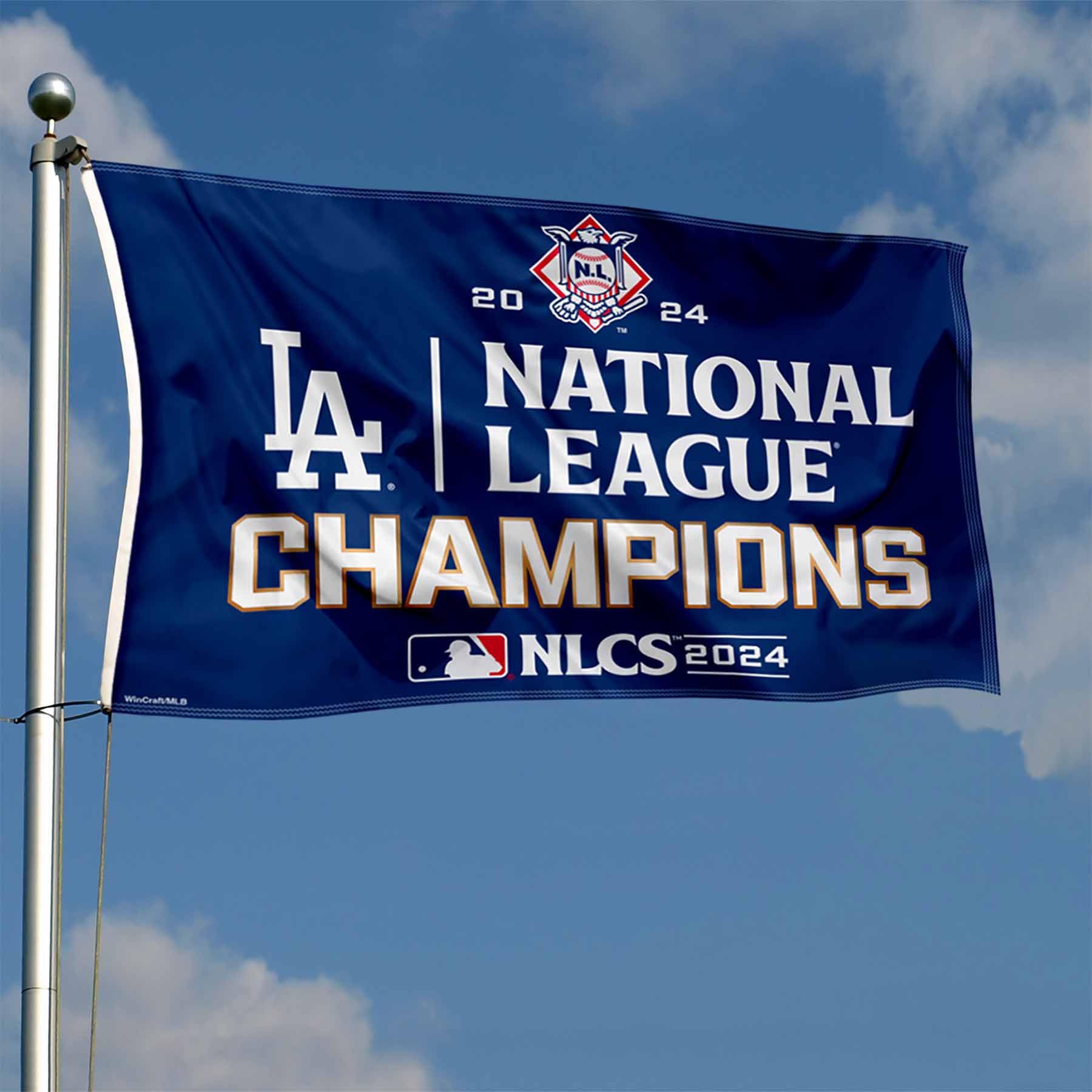 WinCraft Los Angeles Dodgers 2024 League Champions 3x5 Flag - Sports Collectibles, Sports Memorabilia, Sports Fan Shop, Sports Gifts