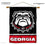 College Flags & Banners Co. Georgia Bulldogs 2-Sided Home Flag and Wood Banner Pole Set - Sports Collectibles, Sports Memorabilia, Sports Fan Shop, Sports Gifts