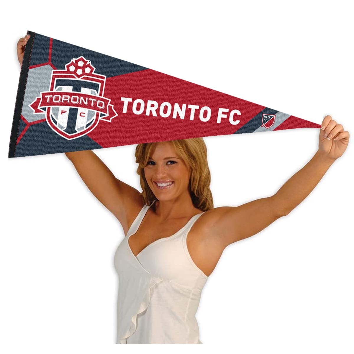 WinCraft Toronto FC Pennant Flag Banner - Sports Collectibles, Sports Memorabilia, Sports Fan Shop, Sports Gifts