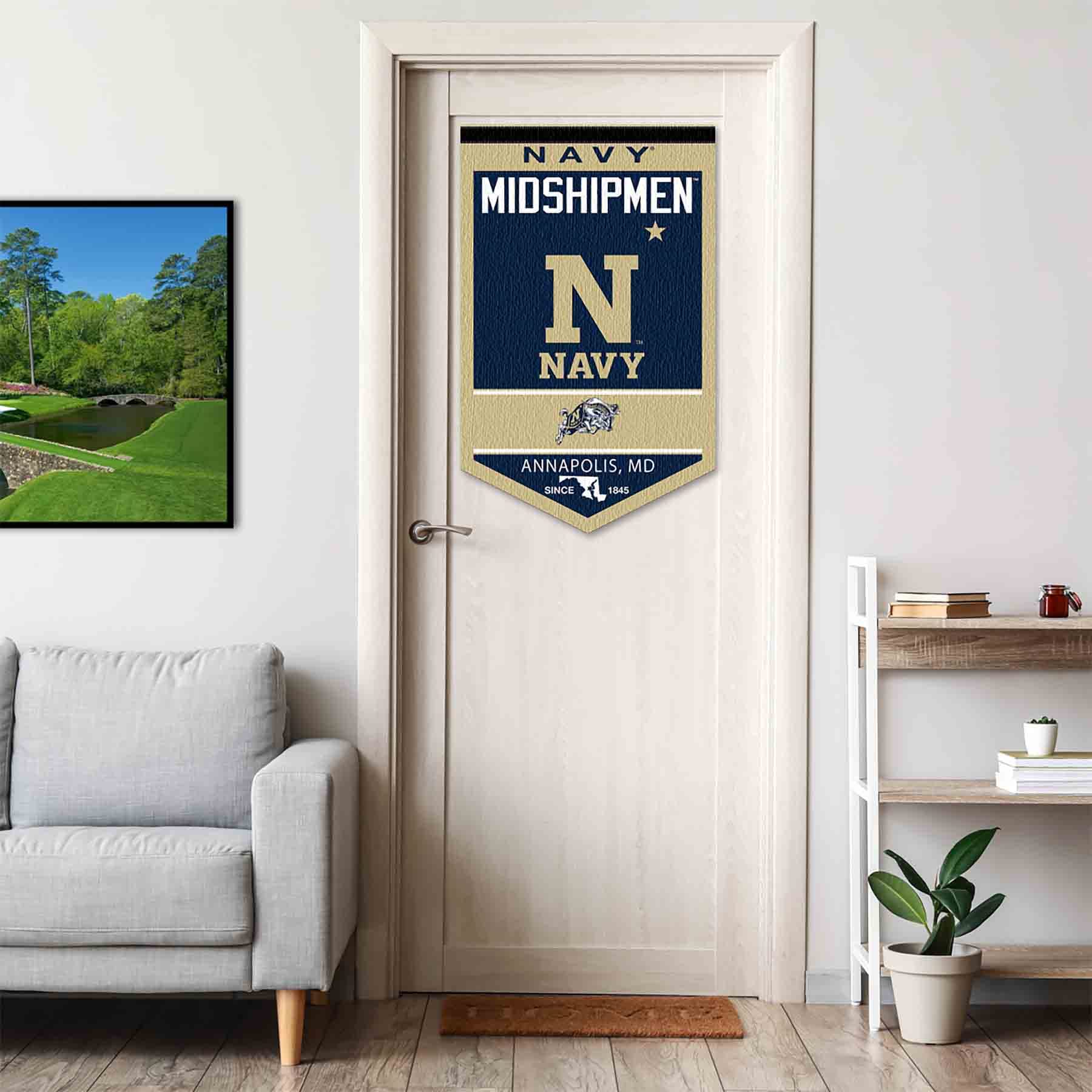 College Flags & Banners Co. US Navy Midshipmen Heritage History Banner Pennant - Sports Collectibles, Sports Memorabilia, Sports Fan Shop, Sports Gifts