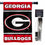 College Flags & Banners Co. Georgia Bulldogs "G" Double Sided House Banner Flag with Flag Pole Set - Sports Collectibles, Sports Memorabilia, Sports Fan Shop, Sports Gifts