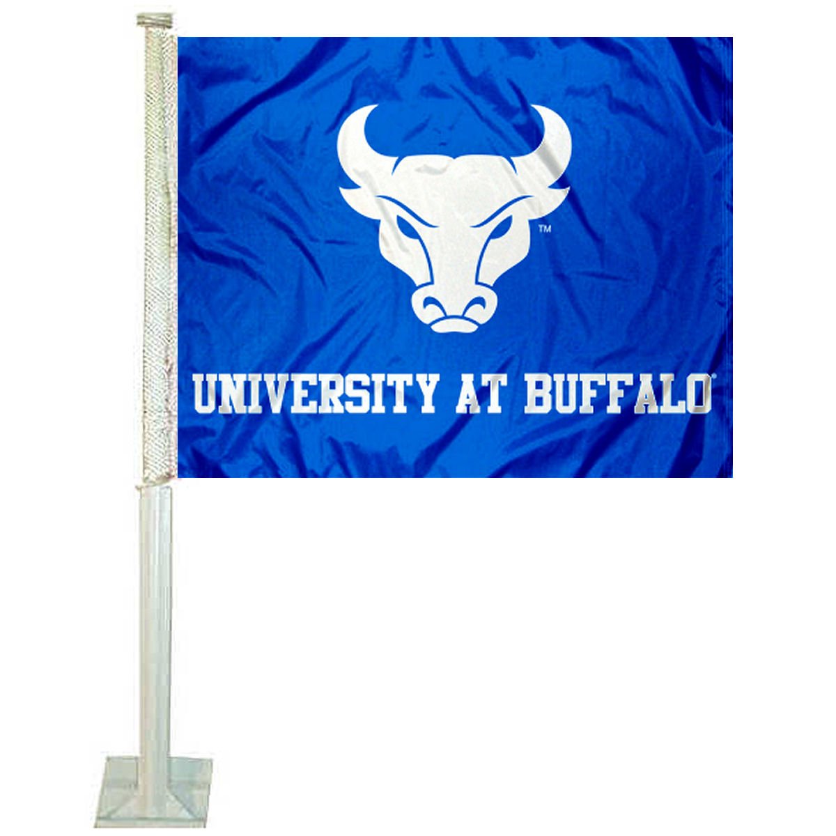 College Flags & Banners Co. Buffalo Bulls New Logo Car Flag - Sports Collectibles, Sports Memorabilia, Sports Fan Shop, Sports Gifts