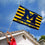 College Flags & Banners Co. Michigan Hail to the Victors and USA Flag 3x5 Set - Sports Collectibles, Sports Memorabilia, Sports Fan Shop, Sports Gifts