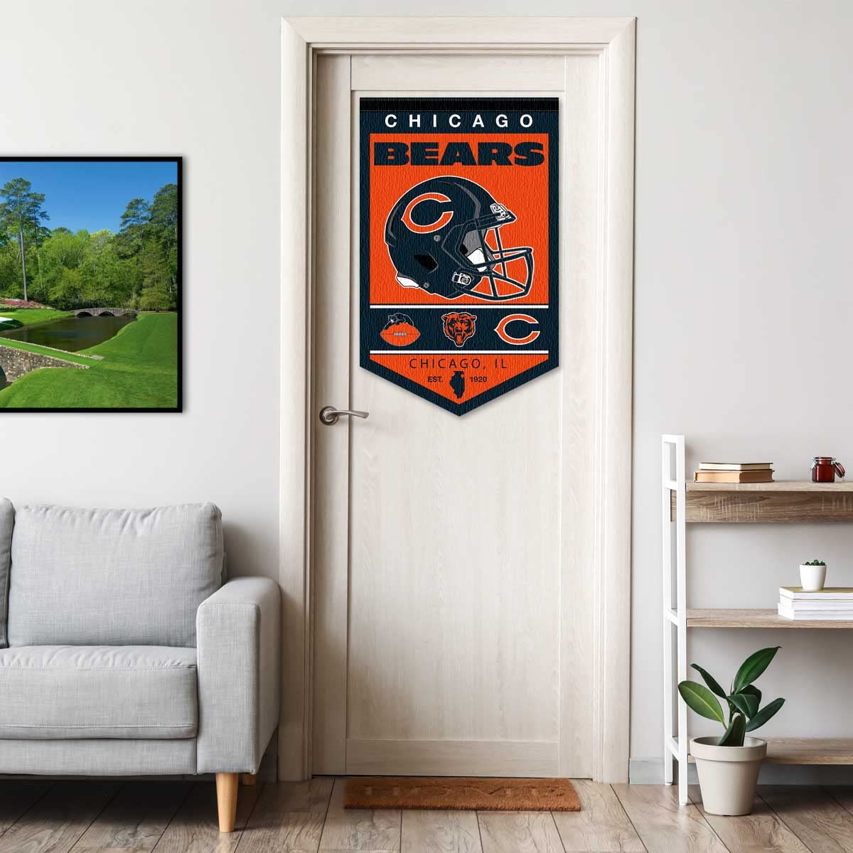 WinCraft Chicago Bears Heritage History Banner Pennant - Sports Collectibles, Sports Memorabilia, Sports Fan Shop, Sports Gifts