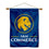 College Flags & Banners Co. Texas A&M Commerce Lions Double Sided House Flag and Wood Banner Pole Set - Sports Collectibles, Sports Memorabilia, Sports Fan Shop, Sports Gifts