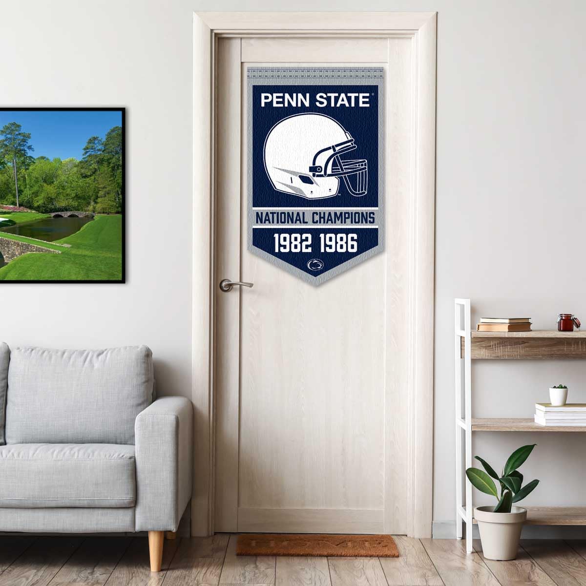 Penn State Nittany Lions Football National Champions Banner - Sports Collectibles, Sports Memorabilia, Sports Fan Shop, Sports Gifts