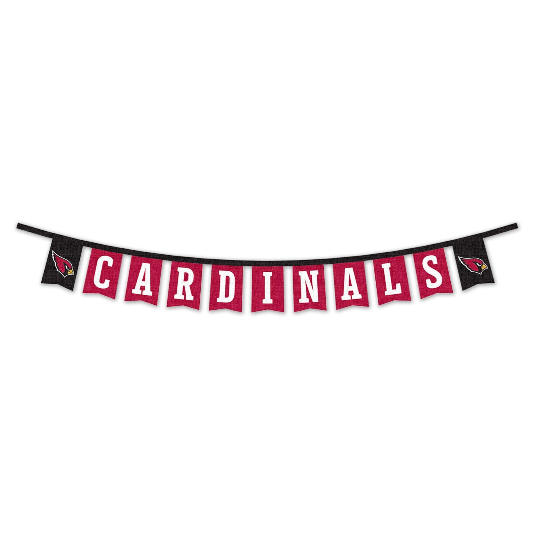 WinCraft Arizona Cardinals Banner String Pennant Flags - Sports Collectibles, Sports Memorabilia, Sports Fan Shop, Sports Gifts