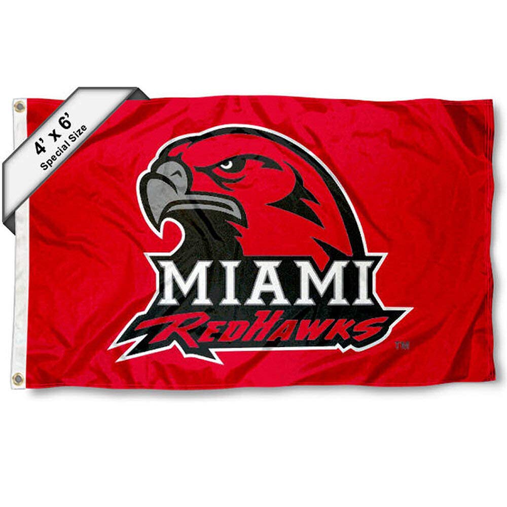 College Flags & Banners Co. MU Redhawks 4 ft x 6 ft Flag - Sports Collectibles, Sports Memorabilia, Sports Fan Shop, Sports Gifts