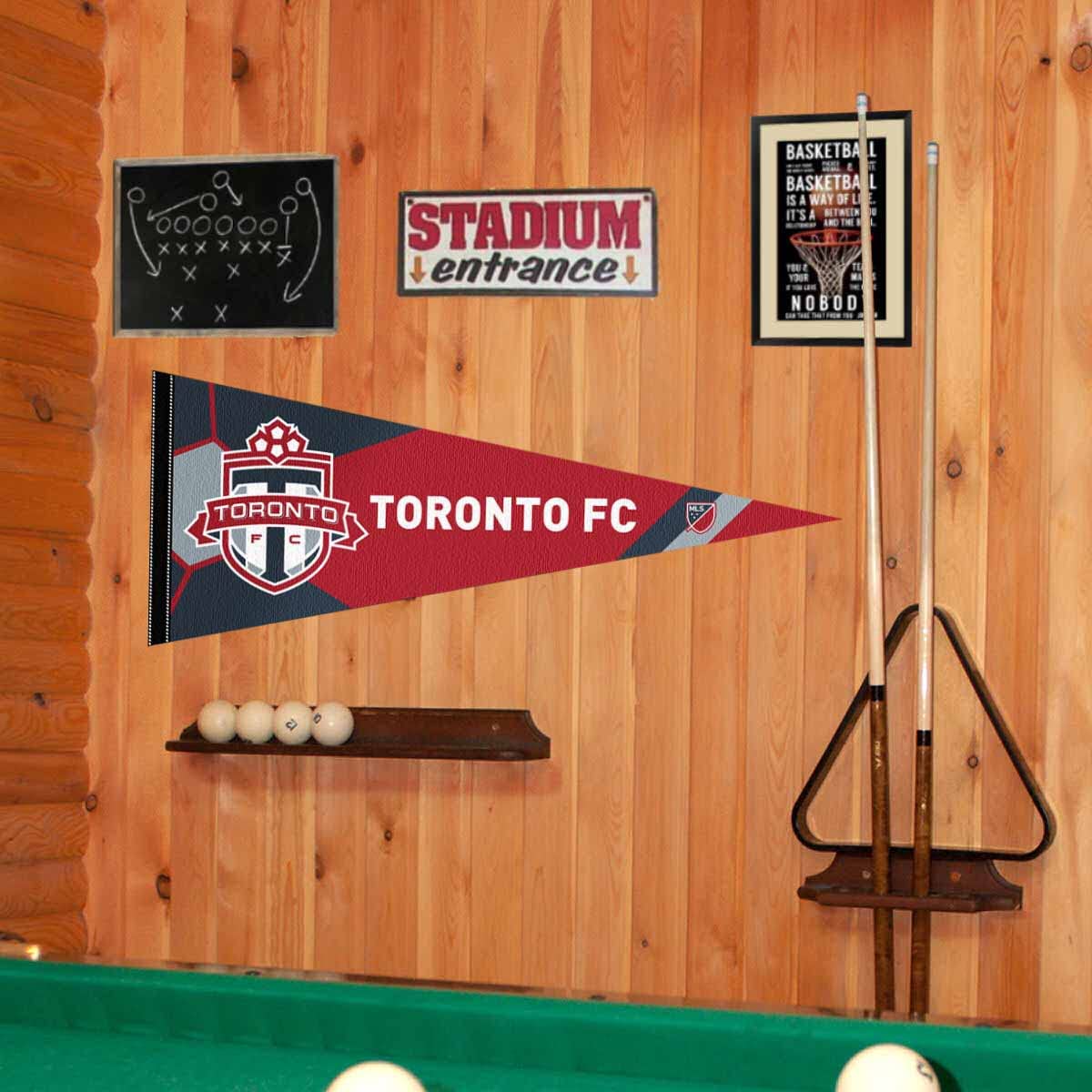 WinCraft Toronto FC Pennant Flag Banner - Sports Collectibles, Sports Memorabilia, Sports Fan Shop, Sports Gifts