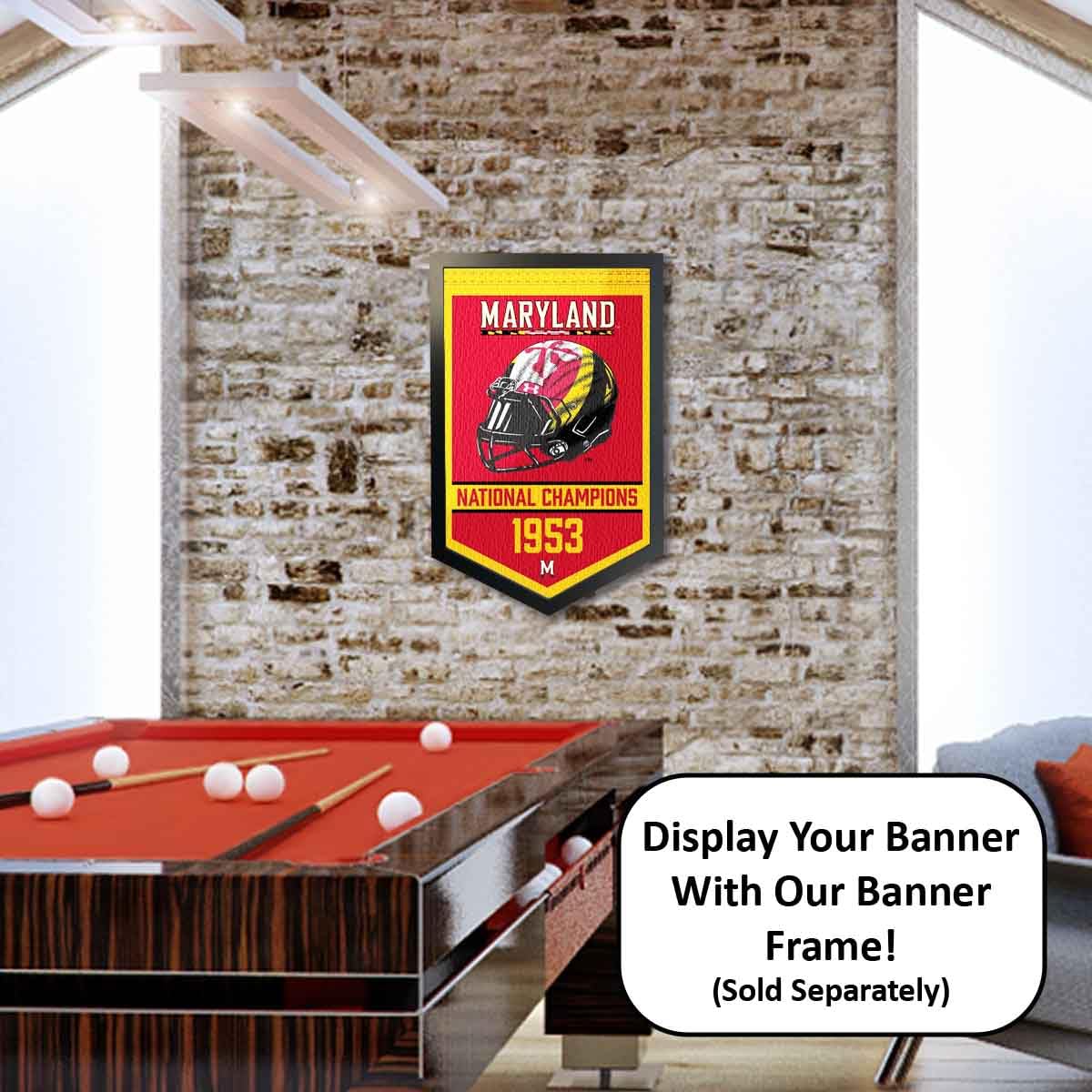 Maryland Terrapins Football National Champions Banner - Sports Collectibles, Sports Memorabilia, Sports Fan Shop, Sports Gifts