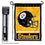 WinCraft Pittsburgh Steelers Football Garden Flag and Pole Stand Holder - Sports Collectibles, Sports Memorabilia, Sports Fan Shop, Sports Gifts