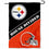 WinCraft House Divided Steelers and Browns Double Sided Garden Flag - Sports Collectibles, Sports Memorabilia, Sports Fan Shop, Sports Gifts
