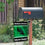 College Flags & Banners Co. North Texas Mean Green Garden Flag and Mailbox Post Pole Mount Holder Set - Sports Collectibles, Sports Memorabilia, Sports Fan Shop, Sports Gifts