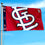 WinCraft St. Louis Cardinals Printed Header Flag 3x5 Banner - Sports Collectibles, Sports Memorabilia, Sports Fan Shop, Sports Gifts