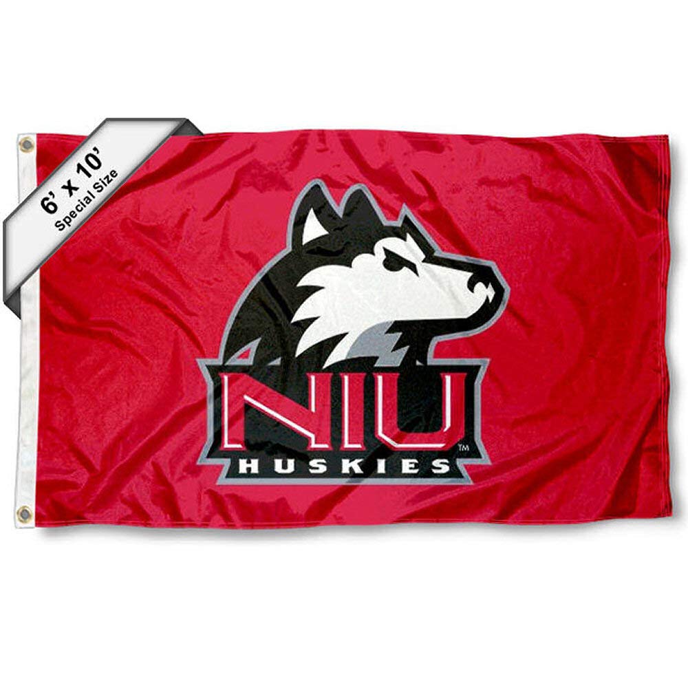 College Flags & Banners Co. Northern Illinois Huskies 6x10 Feet Flag - Sports Collectibles, Sports Memorabilia, Sports Fan Shop, Sports Gifts