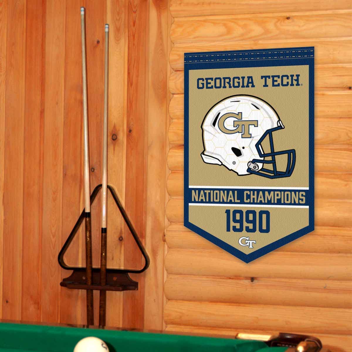Georgia Tech Yellow Jackets Football National Champions Banner - Sports Collectibles, Sports Memorabilia, Sports Fan Shop, Sports Gifts