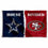 WinCraft Cowboys and 49ers House Divided Flag Rivalry Banner - Sports Collectibles, Sports Memorabilia, Sports Fan Shop, Sports Gifts