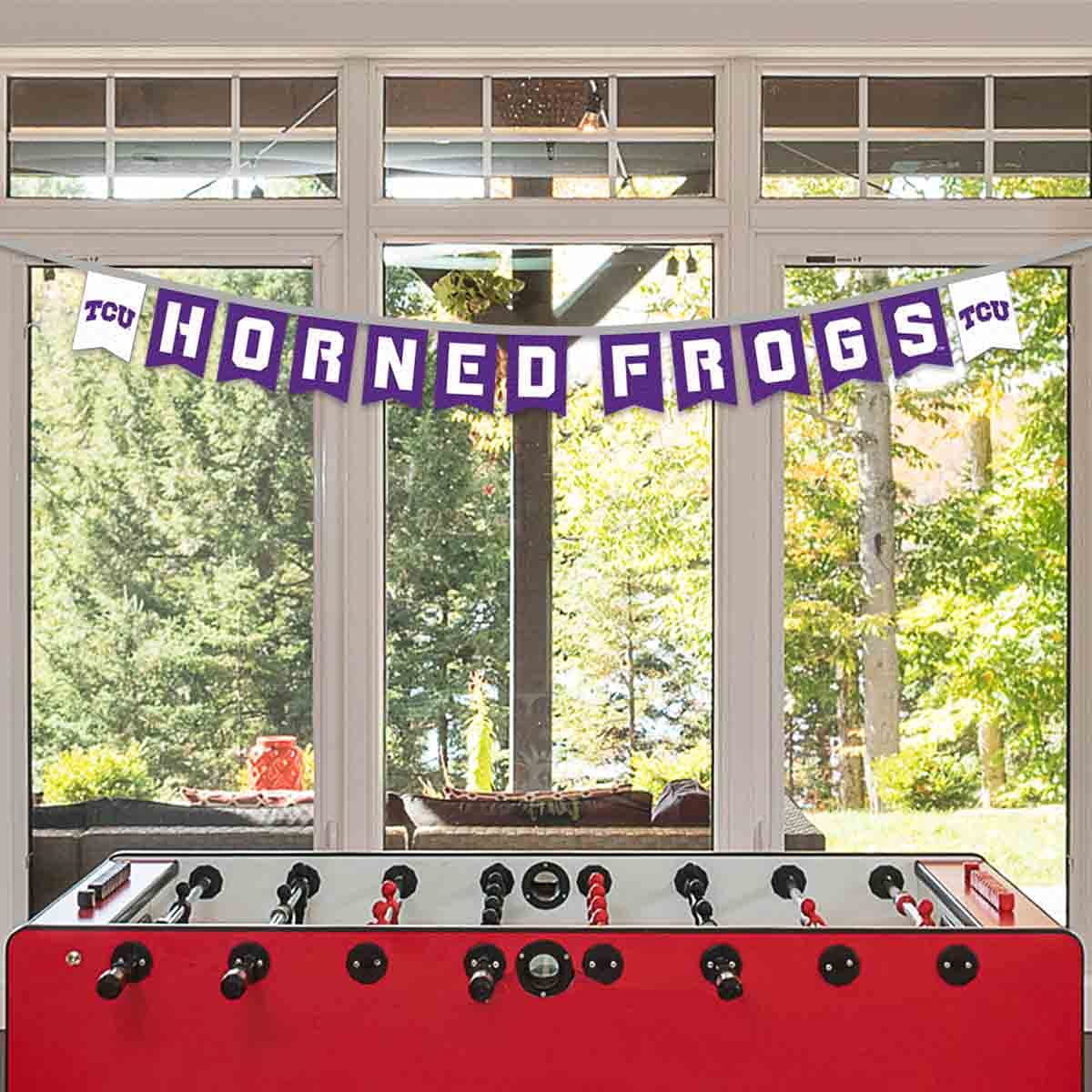 Texas Christian Horned Frogs Banner String Pennant Flags - Sports Collectibles, Sports Memorabilia, Sports Fan Shop, Sports Gifts