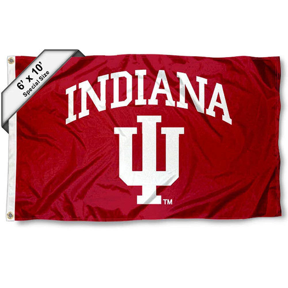 College Flags & Banners Co. Indiana Hoosiers 6x10 Feet Flag - Sports Collectibles, Sports Memorabilia, Sports Fan Shop, Sports Gifts