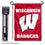 College Flags & Banners Co. Wisconsin Badgers Motion W Garden Flag with Pole Stand Holder - Sports Collectibles, Sports Memorabilia, Sports Fan Shop, Sports Gifts