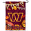 WinCraft Washington Commanders Fall Leaves Decorative Football Garden Flag Double Sided Banner - Sports Collectibles, Sports Memorabilia, Sports Fan Shop, Sports Gifts