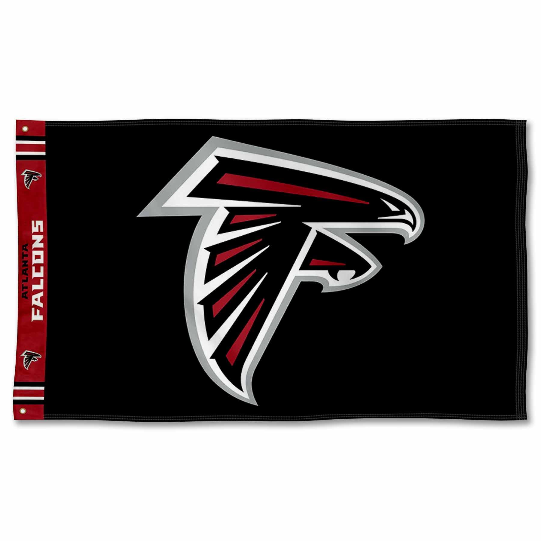 WinCraft Atlanta Falcons Printed Header 3x5 Foot Banner Flag - Sports Collectibles, Sports Memorabilia, Sports Fan Shop, Sports Gifts