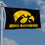 College Flags & Banners Co. Iowa Hawkeyes Black University Large College Flag - Sports Collectibles, Sports Memorabilia, Sports Fan Shop, Sports Gifts