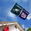 WinCraft Eagles and Giants House Divided Flag Rivalry Banner - Sports Collectibles, Sports Memorabilia, Sports Fan Shop, Sports Gifts