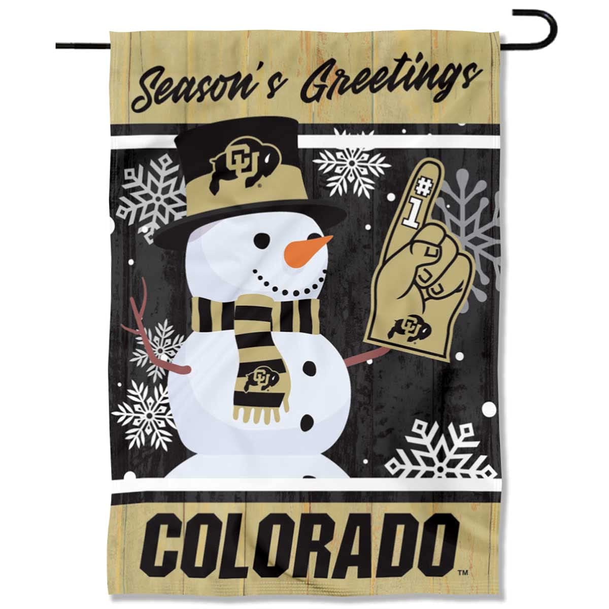 Colorado Buffaloes Holiday Winter Snow Garden Banner Flag - Sports Collectibles, Sports Memorabilia, Sports Fan Shop, Sports Gifts