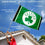 WinCraft Boston Celtics Shamrock Flag Pole and Bracket Set - Sports Collectibles, Sports Memorabilia, Sports Fan Shop, Sports Gifts