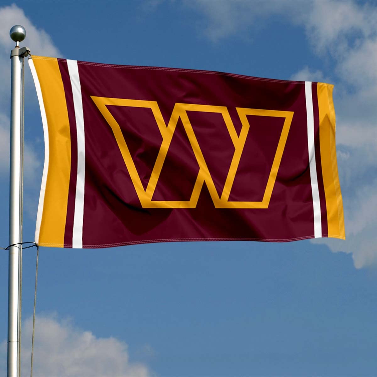 WinCraft Washington Commanders Flag Outdoor Indoor 3x5 Foot Banner - Sports Collectibles, Sports Memorabilia, Sports Fan Shop, Sports Gifts