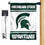 MSU Spartans Garden Flag and Mailbox Post Pole Mount Holder Set - Sports Collectibles, Sports Memorabilia, Sports Fan Shop, Sports Gifts