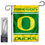 College Flags & Banners Co. Ducks Garden Banner Flag with Flag Pole Stand Set - Sports Collectibles, Sports Memorabilia, Sports Fan Shop, Sports Gifts