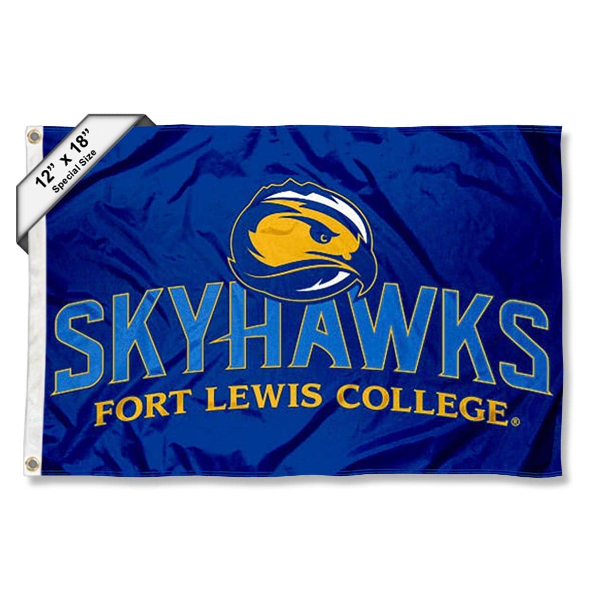 College Flags & Banners Co. Fort Lewis Skyhawks Boat and Nautical Flag - Sports Collectibles, Sports Memorabilia, Sports Fan Shop, Sports Gifts