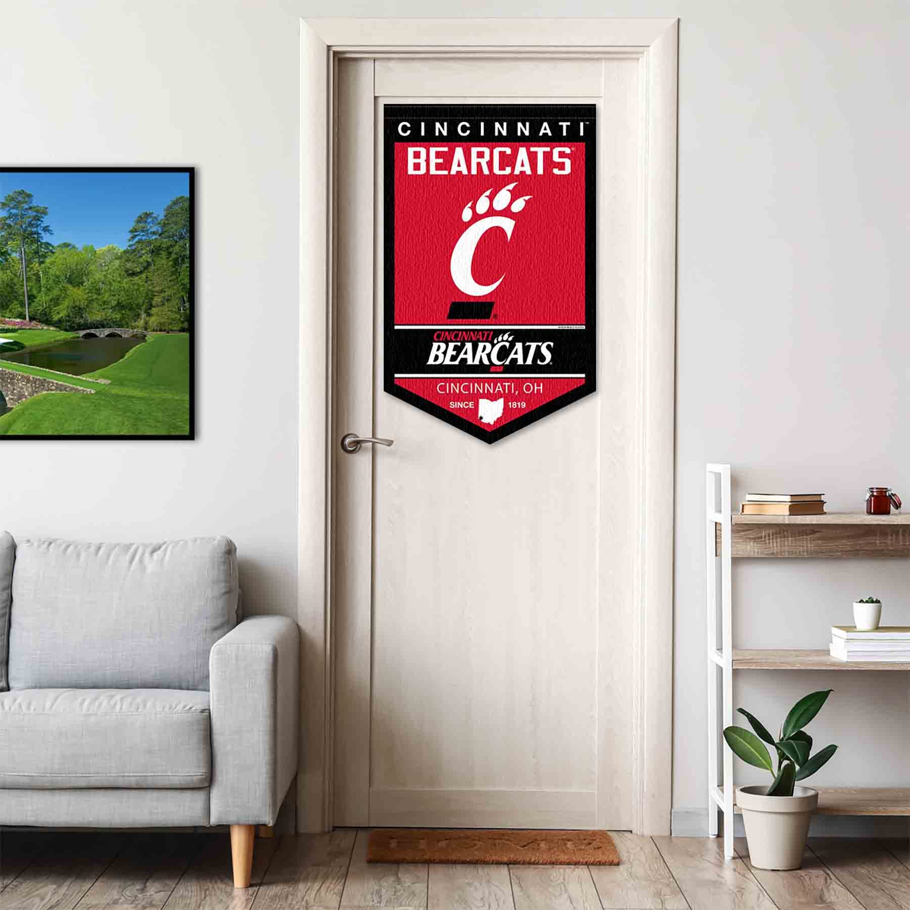 College Flags & Banners Co. Cincinnati Bearcats Heritage History Banner Pennant - Sports Collectibles, Sports Memorabilia, Sports Fan Shop, Sports Gifts