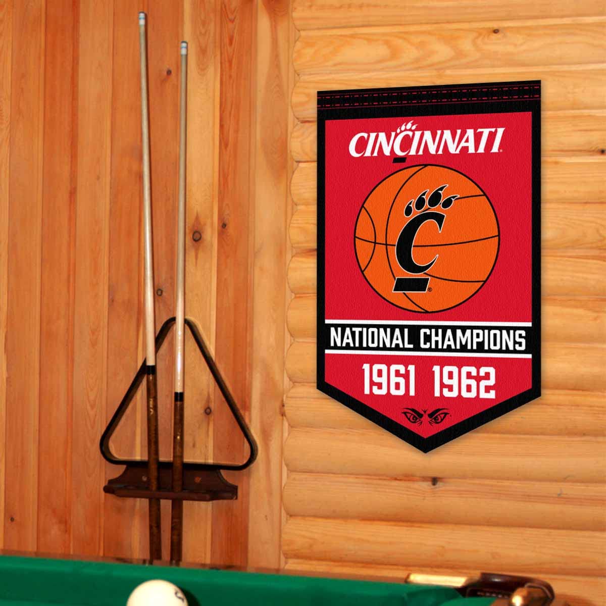 Cincinnati Bearcats Basketball National Champions Banner - Sports Collectibles, Sports Memorabilia, Sports Fan Shop, Sports Gifts