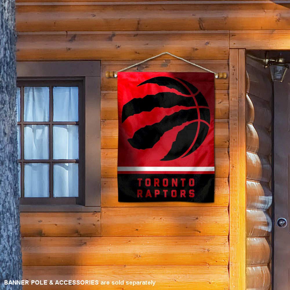 WinCraft Toronto Raptors Double Sided House Banner Flag - Sports Collectibles, Sports Memorabilia, Sports Fan Shop, Sports Gifts