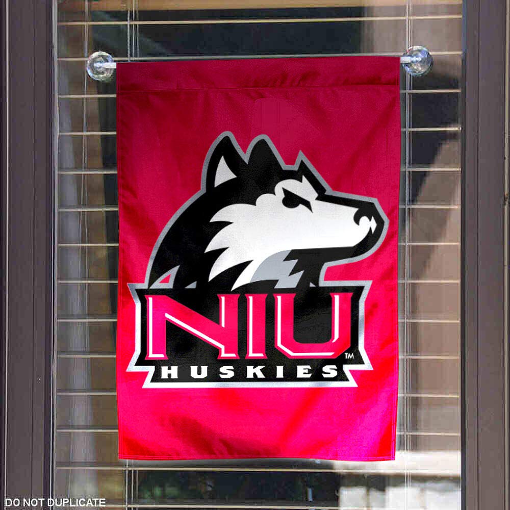 NIU Huskies Garden Flag and Yard Banner - Sports Collectibles, Sports Memorabilia, Sports Fan Shop, Sports Gifts