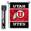 College Flags & Banners Co. Utah Garden Flag with Stand Holder - Sports Collectibles, Sports Memorabilia, Sports Fan Shop, Sports Gifts