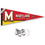 College Flags & Banners Co. Maryland Terrapins Pennant Flag and Wall Tack Mount Pads - Sports Collectibles, Sports Memorabilia, Sports Fan Shop, Sports Gifts