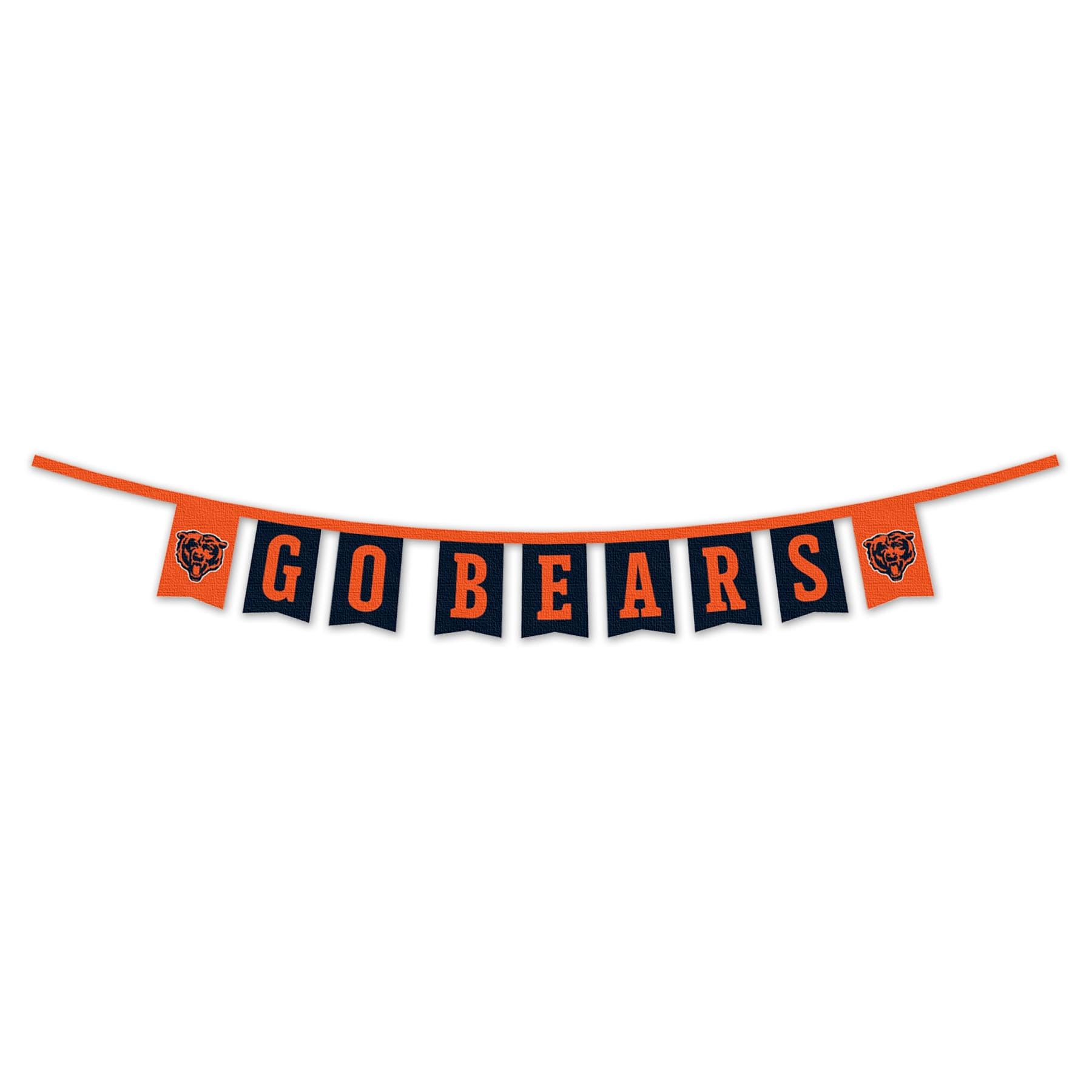 WinCraft Chicago Bears Banner String Pennant Flags - Sports Collectibles, Sports Memorabilia, Sports Fan Shop, Sports Gifts
