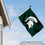 College Flags & Banners Co. Michigan State Spartans Small 2x3 Foot Flag - Sports Collectibles, Sports Memorabilia, Sports Fan Shop, Sports Gifts