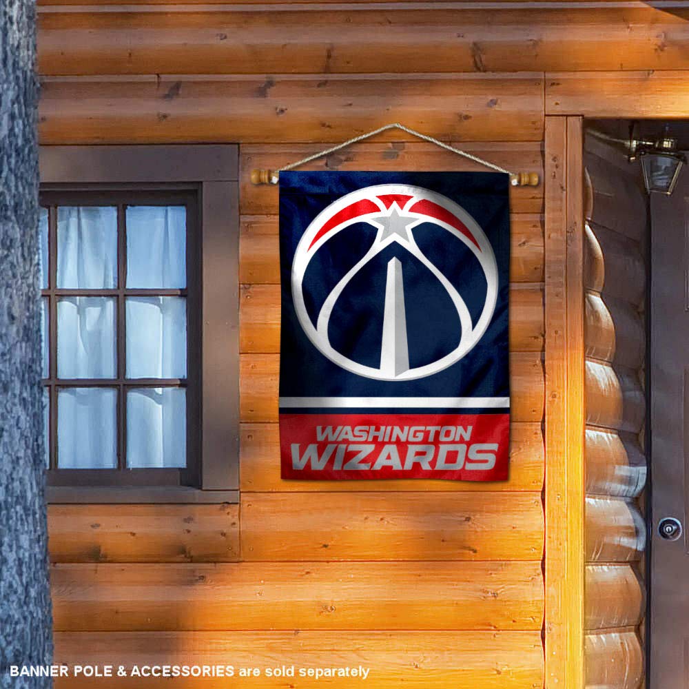 Washington Wizards Double Sided House Banner Flag - Sports Collectibles, Sports Memorabilia, Sports Fan Shop, Sports Gifts