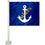 College Flags & Banners Co. Lake Superior State Lakers Car Flag - Sports Collectibles, Sports Memorabilia, Sports Fan Shop, Sports Gifts